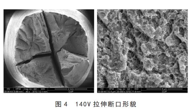 140V斷口形貌 140V斷口形貌